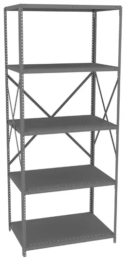 Open Steel Shelving  - 22 Gauge - Q Line