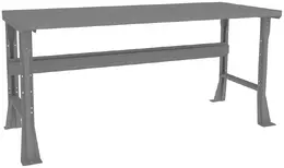 Steel Top Flared Workbench - Shop Equipment