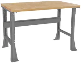 Wood Top Flared Workbench - Shop Equipment