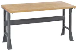 Wood Top Flared Workbench - Shop Equipment