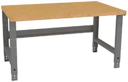 Wood Height Adjustable Workbench - Shop Equipment