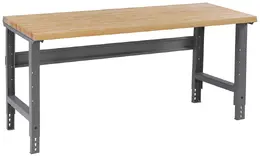 Wood Height Adjustable Workbench - Shop Equipment
