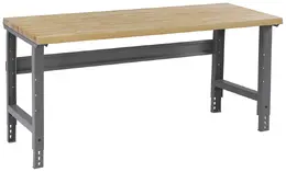 Wood Height Adjustable Workbench - Shop Equipment