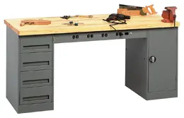 Electronic Workbench with Storage - Shop Equipment
