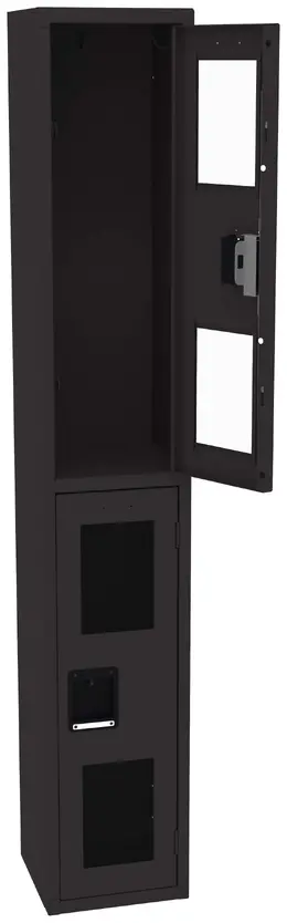 Dual-Tier Clear Lockers - C-Thru