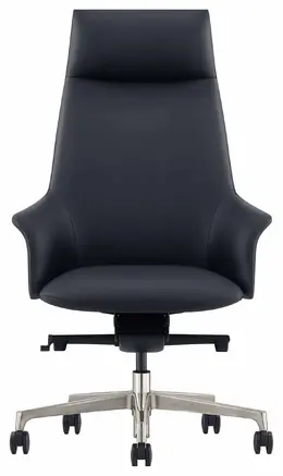 Flared Leather Highback Executive Chair  - LOD
