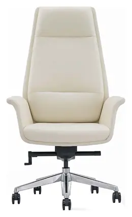 Flared Leather Highback Office Chair - LOD