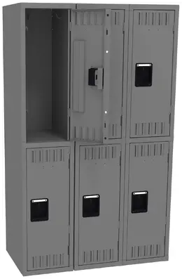 Three Double-Tier Lockers - Standard