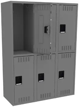 Three Double-Tier Lockers - Standard