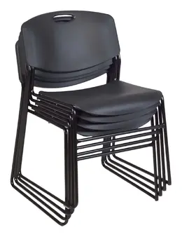 Plastic Stacking Chair - Set of 4 - Zeng