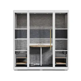 Soundproof Office Pod for Two - Booth for One