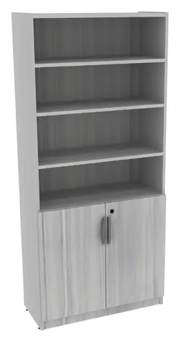 Bookcase with Locking Doors - PL Laminate