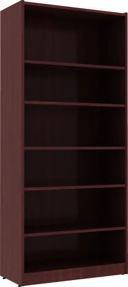 6 Shelf Bookcase - 71" Tall - PL Laminate
