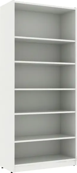 6 Shelf Bookcase - 71" Tall - PL Laminate