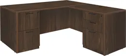 L Shaped Desk with Drawers - Legacy