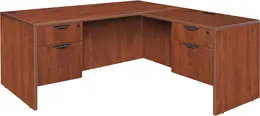 L Shaped Desk with Suspended Drawers - Legacy