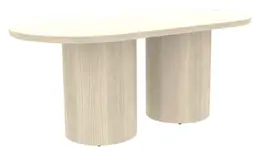 Racetrack Conference Table with Drum Base - Concept 400E