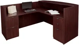 L Shape Reception Desk - Legacy