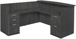 L Shape Reception Desk - Legacy