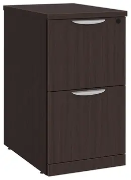 2 Drawer Mobile Pedestal - 28.25" Tall - PL Laminate