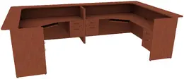 2 Person Reception Desk - Maverick