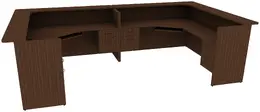 2 Person Reception Desk - Maverick