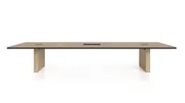 Rectangular Conference Table with Power Modules