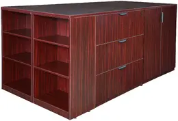 3 Storage Cabinet with Lateral File and Bookcase - Legacy