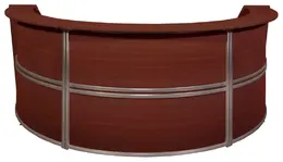 3 Person Curved Reception Desk - Marque 