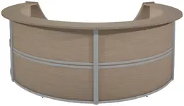 Curved Front Reception Desk - Marque