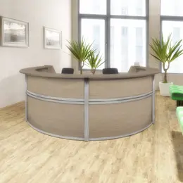 Curved Front Reception Desk - Marque 