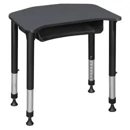 Height Adjustable Classroom Desk with Storage - Ferris