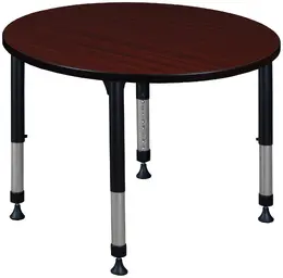 Adjustable Height Round Student Table - Kee