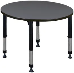 Adjustable Height Round Student Table - Kee