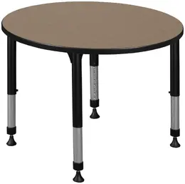 Adjustable Height Round Student Table - Kee