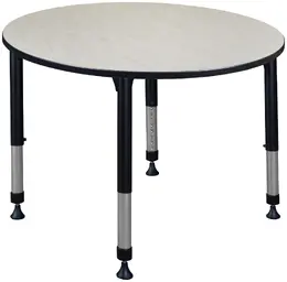 Adjustable Height Round Student Table - Kee