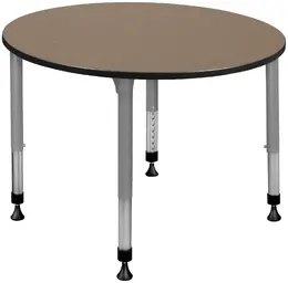Adjustable Height Round Student Table - Kee