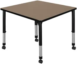 Adjustable Rolling Square Table - Kee