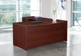 Bow Front L Shaped Desk - Napa