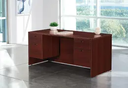 Rectangular Desk with Drawers - Napa