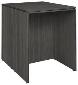 Standing Desk with Lateral File - Legacy