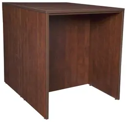 Standing Desk with Lateral File - Legacy