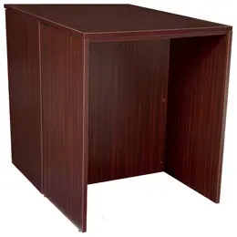 Standing Desk with Lateral File - Legacy