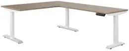 L Shape Height Adjustable Desk - Elevare