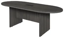 Racetrack Conference Table with Power - Amber