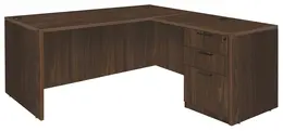 L Shaped Desk - Amber