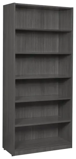 Six Shelf Bookcase - Amber