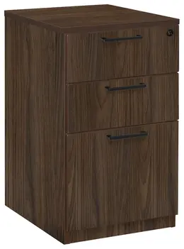 Freestanding 3 Drawer File Cabinet - Amber