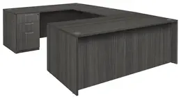 U-Shaped Office Desk - Amber