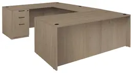 U-Shaped Office Desk - Amber